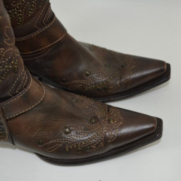 Corral Women's Sz 8.5 Whip Stitch Knee High Boots G1116 - Picture 10 of 15